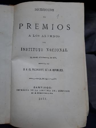 DistribuciÃ³n de Premios a Los Alumnos del Instituto Nacional (20 premios)