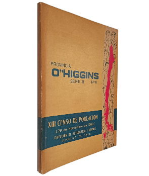 XIII Censo de PoblaciÃ³n  (29 de Noviembre de 1960) Provincia de OÂ´Higgins Serie B nÂ°8