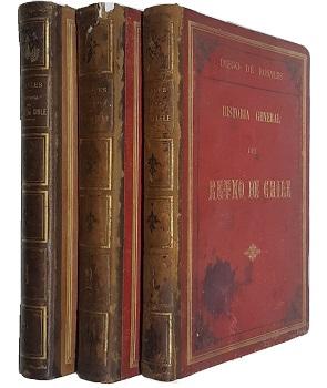 Historia General del Reyno de Chile Flandes Indiano (3 tomos)