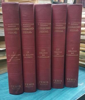 Derecho Penal. (5 vols.)