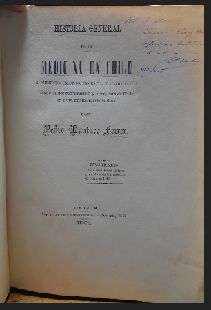 Historia General de la Medicina en Chile