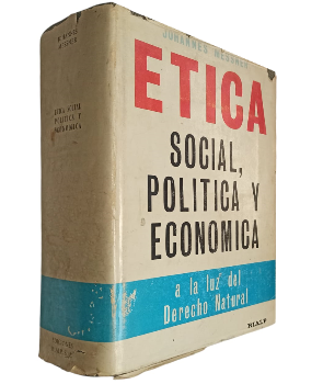 Ãtica Social, PolÃ­tica y EconÃ³mica a la Luz del Derecho Natural