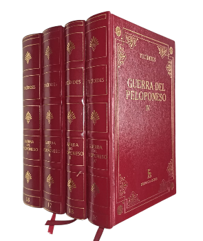 Historia de la Guerra del Peloponeso (4 tomos)