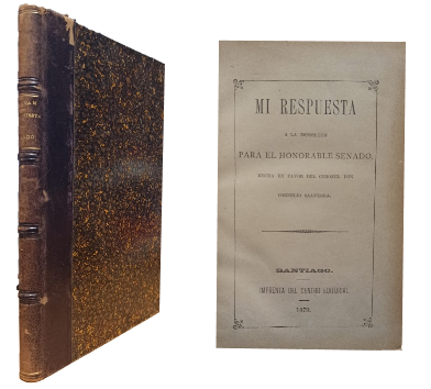 Mi Respuesta a la ExposiciÃ³n para el Honorable Senado, Hecha en favor del Coronel Don Cornelio Saavedra