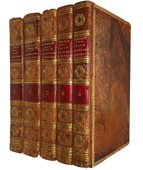 Viage a las Regiones Equinocciales del Nuevo Continente Hecho en 1799 hasta 1804 (5 tomos)