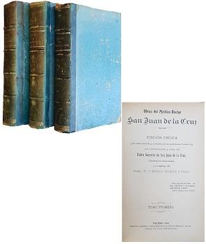 Obras del MÃ­stico Doctor San Juan de la Cruz (3 tomos)