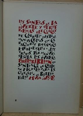 Los Sonetos de la Muerte y Otros Poemas ElegÃ­acos