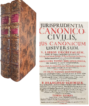 Jurisprudentia canonico-civilis, seu Jus Canonicum Universum (3 tomos en 2 volÃºmenes)