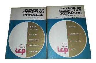 Revista de Ciencias Penales Tomo XXXVII 2 volÃºmenes