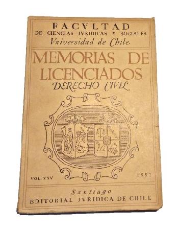 Memorias de Licenciados: Derecho Civil (Tomo 2)