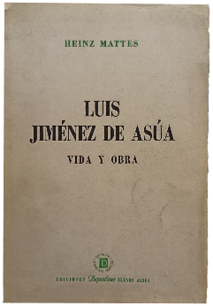 Luis JimÃ©nez de AsÃºa Vida y Obra