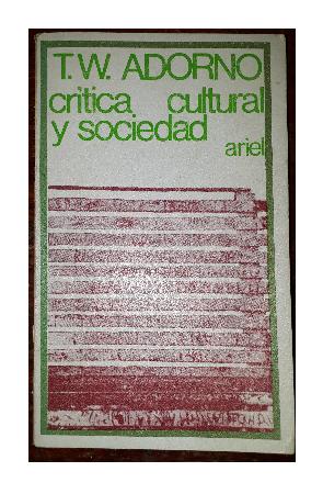 CrÃ­tica Cultural y Sociedad