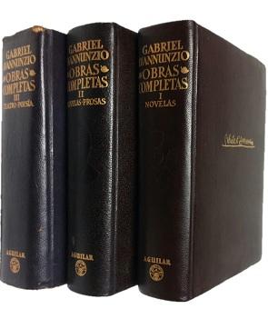 Obras Completas de Gabriele D'Annunzio (3 tomos)