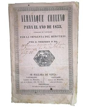 Almanaque Chileno para el aÃ±o de 1853