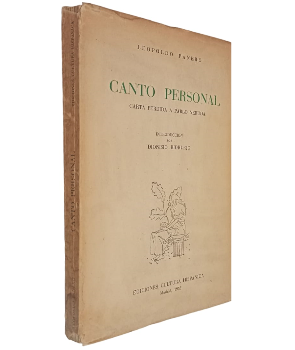 Canto Personal Carta Perdida a Pablo Neruda