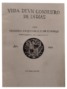 Vida de un Consejero de Indias