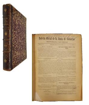 BoletÃ­n Oficial de la Junta de Gobierno RepÃºblica de Chile 1891