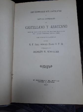 Confesionario por Preguntas y PlÃ¡ticas Doctrinales en Castellano y Araucano